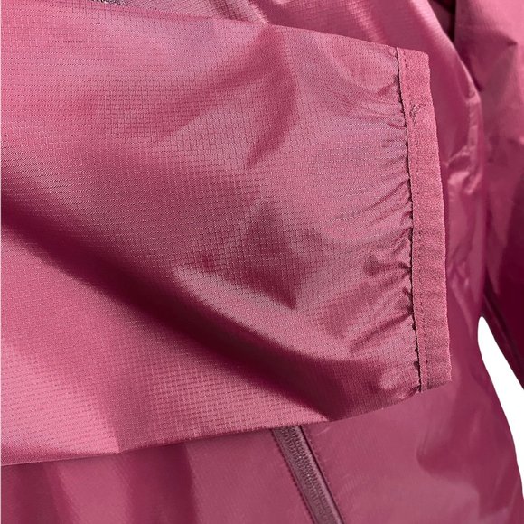 Timberland Men's Wind Waterproof Zip Jacket Raincoat Red Long Sleeve - Picture 6 of 9